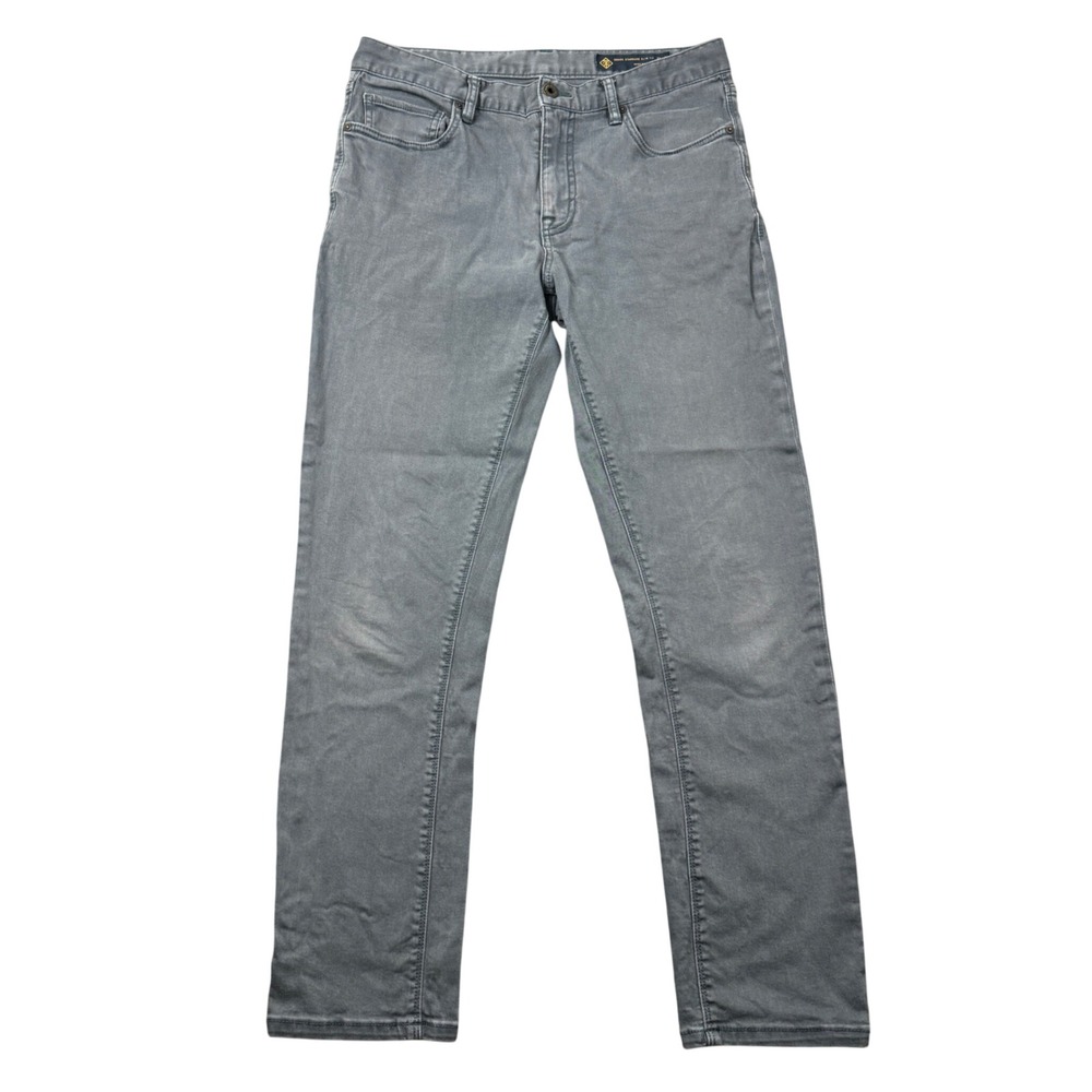 Roark HWY 133 Denim Jeans Men 33x32 (34x31) Blue Slim Straight Faded Distressed